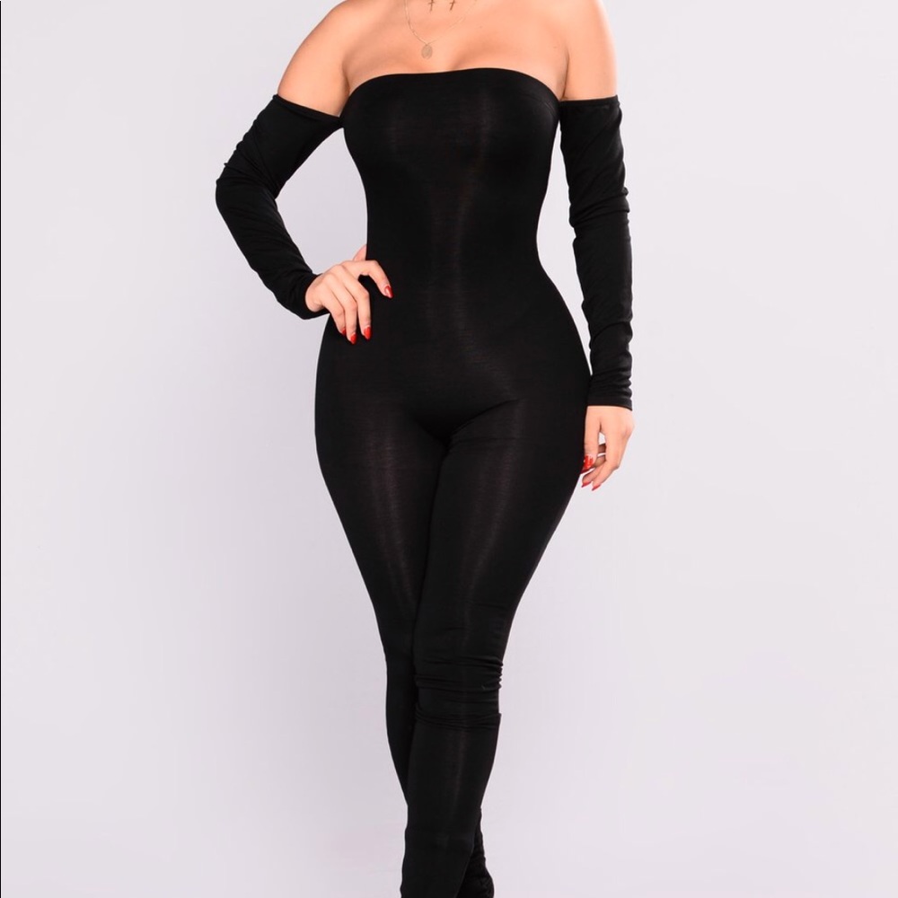 Fashion Nova Black one piece